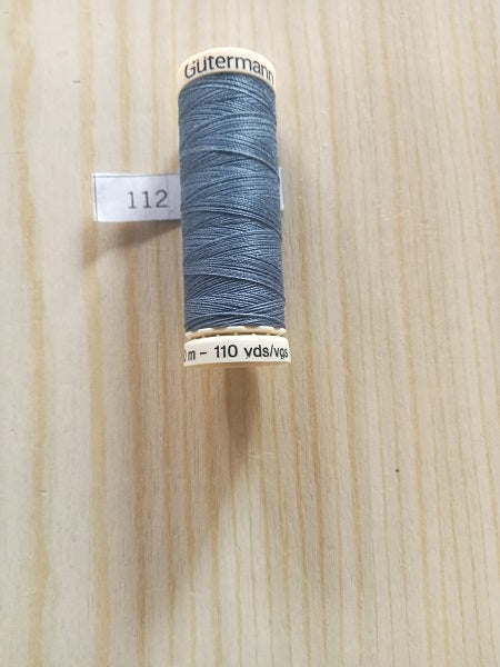 Fil Guterman pour tout coudre - 100 m - Bleu N° 112