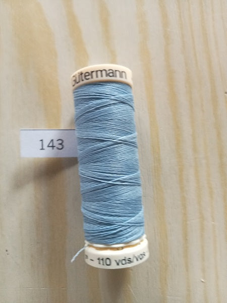 Fil Guterman pour tout coudre - 100 m - Bleu N° 143