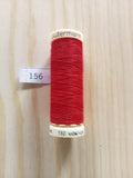 Fil Guterman pour tout coudre - 100 m - Rouge N° 156