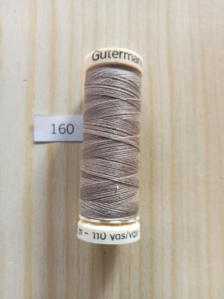 Fil Guterman pour tout coudre - 100 m - Brun N° 160