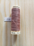 Fil Guterman pour tout coudre - 100 m - Marron clair N° 216