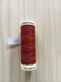 Fil Guterman pour tout coudre - 100 m - Rouille N° 227