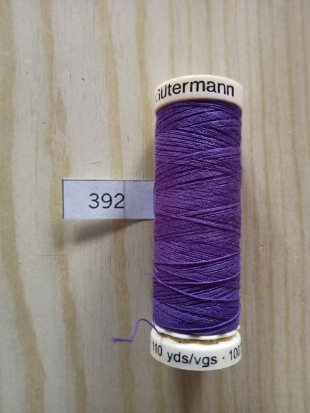 Fil Guterman pour tout coudre - 100 m - Mauve foncé N° 392