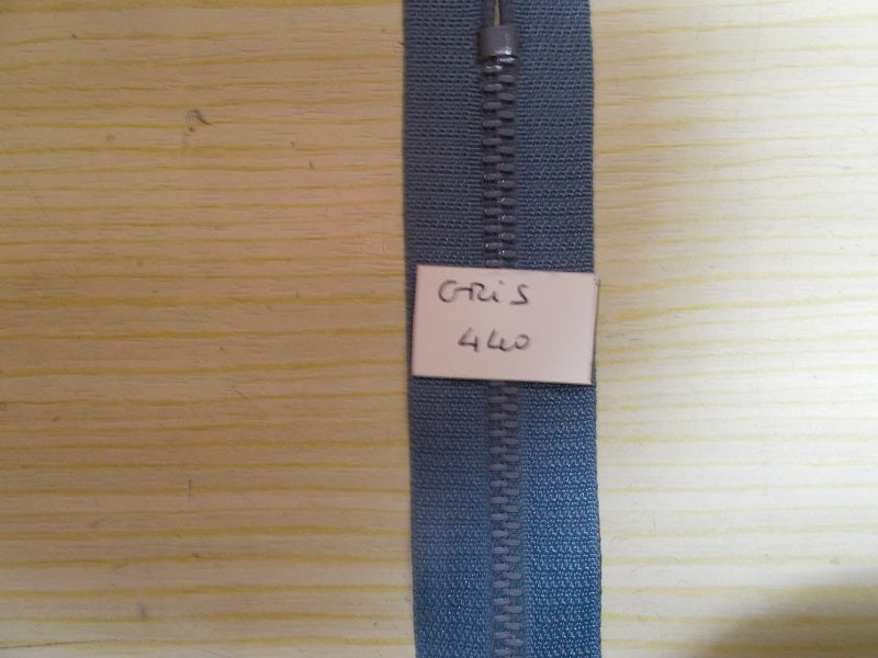 Fermeture Z12 - Gris moyen 440