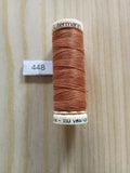 Fil Guterman pour tout coudre - 100 m - Rouille N° 448
