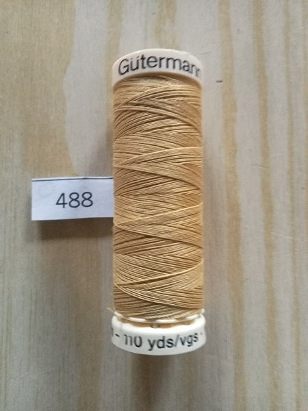 Fil Guterman pour tout coudre - 100 m - Ocre Jaune N° 488