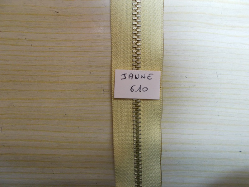 Fermeture Z12 - Jaune 610