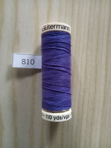 Fil Guterman pour tout coudre - 100 m - Violet N° 810