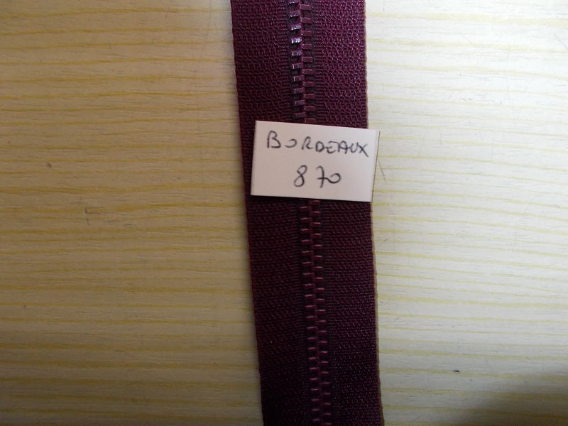 Fermeture Z12 - Bordeaux 870
