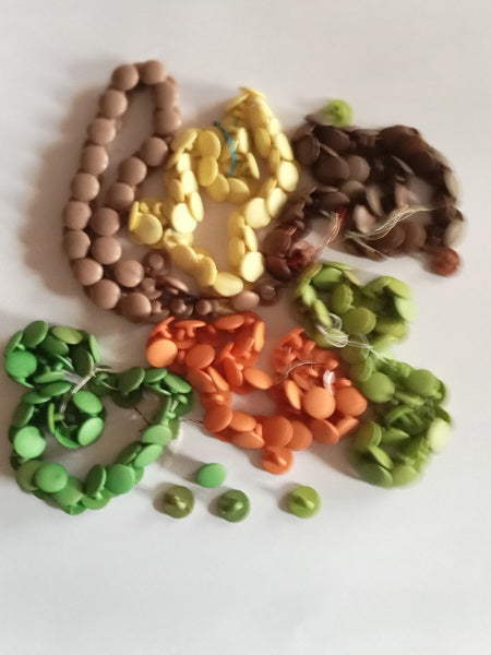 Petits boutons à pied Vintage - 11 mm -  Réf BP10