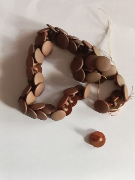 Petits boutons à pied Vintage - 11 mm -  Réf BP10