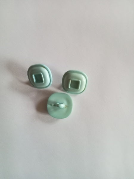 Lot 3 boutons à pied carré Vintage - 18mm - Réf BP43