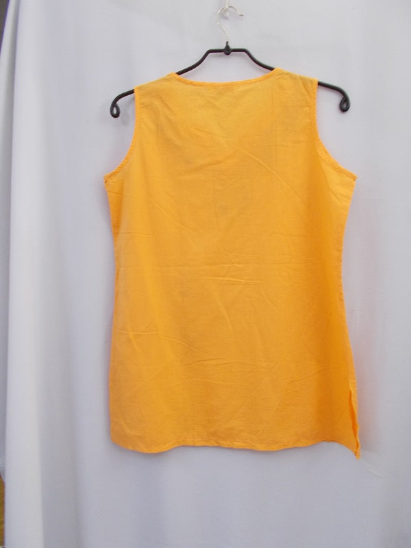 Débardeur brodé Vintage -Taille M - Femme -  Réf : 6199