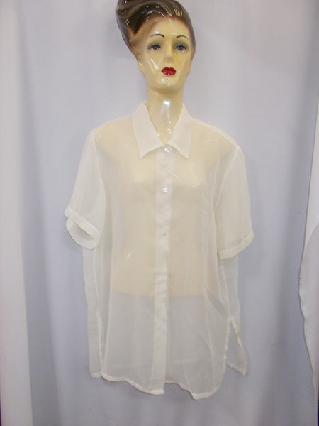 Surchemise Vintage Ecru Femme - Taille unique- Réf 6324