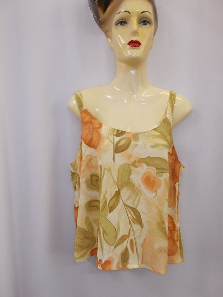 Ensemble Top + Surchemise d'été  Rétro  Femme - Taille 40/42 - Réf : 6417