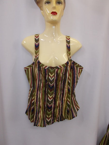 Ensemble Top + Jupe Vintage Femme - Taille 44/42 - Réf : 6422