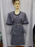 Tailleur Veste + Jupe Vintage Femme - Taille 50/52 -  Réf : 6442