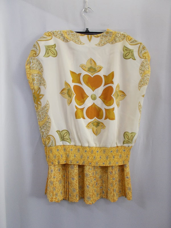 Ensemble Tunique + Jupe plissée Vintage Femme - Taille unique - Réf : 6482