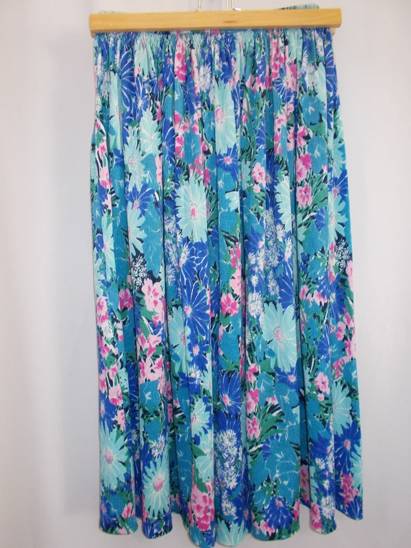 Ensemble d'été Tunique + Jupe Vintage Femme - Taille S - Réf : 6485