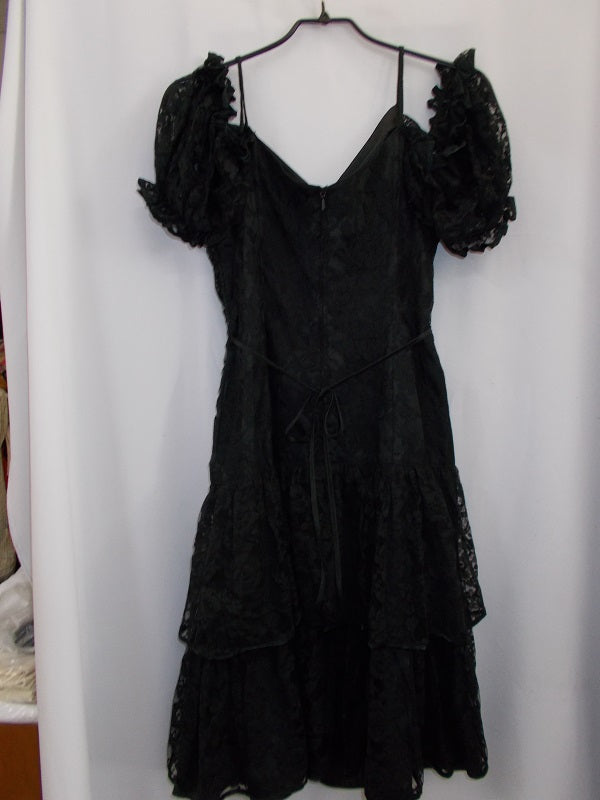 Robe de soirée noire Femme - Taille 36/38 - Réf : 6495