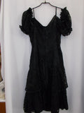 Robe de soirée noire Femme - Taille 36/38 - Réf : 6495