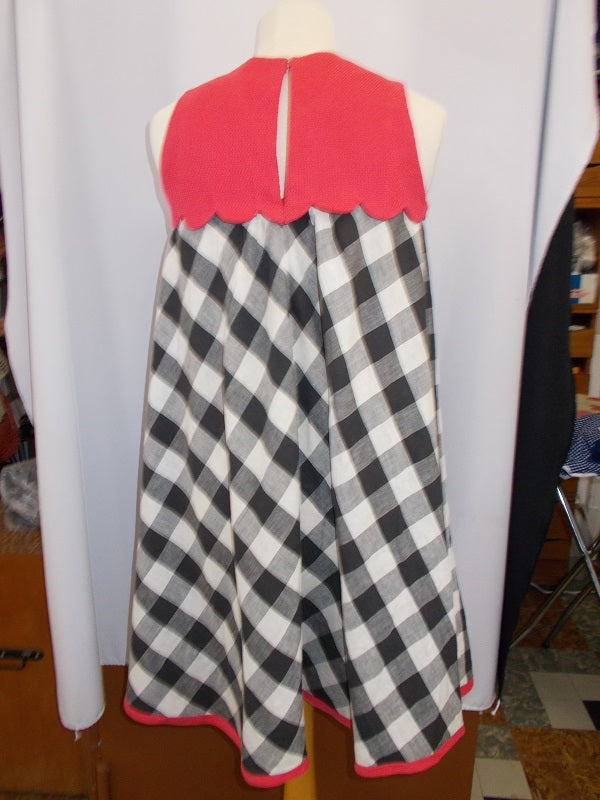 Robe carreaux Vichy Vintage Femme - Réf : 6610