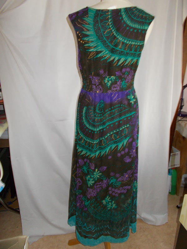 Robe longue Vintage Femme -Taille 40 - Réf 7206