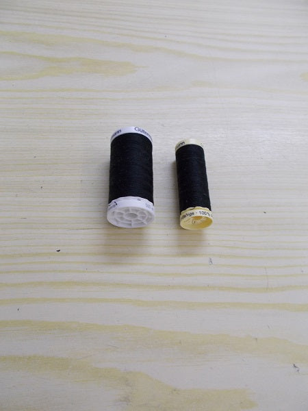 Fil Guterman pour tout coudre Noir N° 000 : 100m 500m 1000m  — les 3