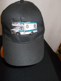 Casquette brodée "camping car " - Création artisanale - Réf : Syl 1