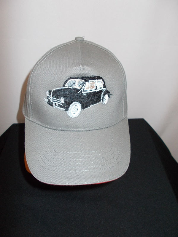 Casquette bordée " Voiture ancienne " - Création artisanale - Réf : Syl 6